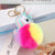 Cute  Alloy Plush Printing Bag Pendant Keychain