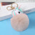 Cute  Alloy Plush Printing Bag Pendant Keychain