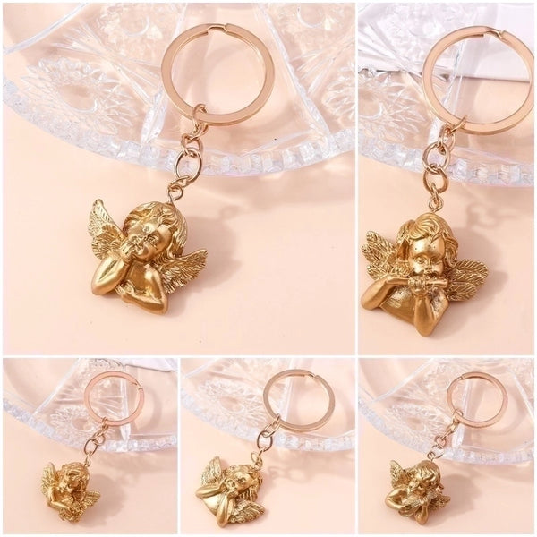 Cute Angel Plastic Plating Keychain 1 Piece