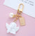 Cute Angel Resin Metal Unisex Keychain