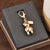 Cute Animal Flower Butterfly Alloy Plating Bag Pendant Keychain