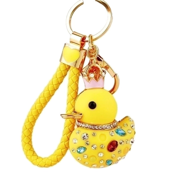 Cute Animal Metal Women's Bag Pendant Keychain