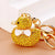 Cute Animal Metal Women's Bag Pendant Keychain