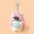 Cute Animal Pp Cotton Kid's Women's Bag Pendant Keychain