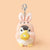 Cute Animal Pp Cotton Kid's Women's Bag Pendant Keychain