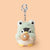 Cute Animal Pp Cotton Kid's Women's Bag Pendant Keychain