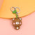 Cute Animal Silica Gel Women's Bag Pendant Keychain