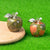 Cute Apple Natural Stone Polishing Crystal Charms