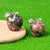 Cute Apple Natural Stone Polishing Crystal Charms