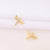 Cute Artistic Dragonfly 18K Gold Plated Zircon Copper Wholesale Jewelry Accessories