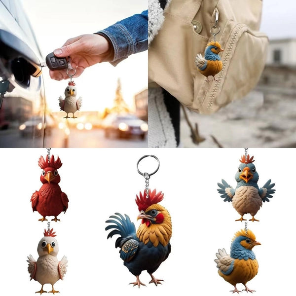 Cute  Arylic Unisex Keychain