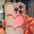 Cute Basic Heart Shape Silica Gel   Phone Cases