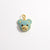 Cute Bear Copper Inlay Zircon Charms Jewelry Accessories