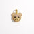 Cute Bear Copper Inlay Zircon Charms Jewelry Accessories