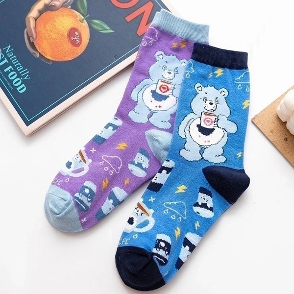 Cute Bear Middle Tube Stockings Wholesale