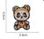 Cute Bear Monkey Frog Cloth Cloth Sticker 1 Piece