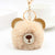 Cute Bear Plush Women's Bag Pendant Keychain