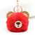 Cute Bear Plush Women's Bag Pendant Keychain