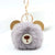 Cute Bear Plush Women's Bag Pendant Keychain