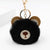 Cute Bear Plush Women's Bag Pendant Keychain