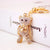 Cute Bear Zinc Alloy Plating Inlay Rhinestones Unisex Bag Pendant Keychain