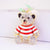 Cute Bear Zinc Alloy Plating Inlay Rhinestones Women's Bag Pendant Keychain