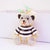 Cute Bear Zinc Alloy Plating Inlay Rhinestones Women's Bag Pendant Keychain