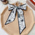 Cute Bow Knot Artificial Pearl Hair Tie 1 Piece