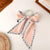 Cute Bow Knot Artificial Pearl Hair Tie 1 Piece