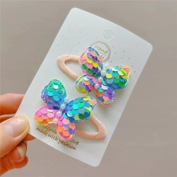 Cute Butterfly Cloth Hair Clip