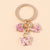 Cute Butterfly Metal Women's Bag Pendant Keychain