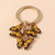 Cute Butterfly Metal Women's Bag Pendant Keychain