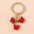 Cute Butterfly Metal Women's Bag Pendant Keychain