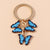 Cute Butterfly Metal Women's Bag Pendant Keychain