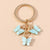 Cute Butterfly Metal Women's Bag Pendant Keychain