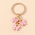 Cute Butterfly Metal Women's Bag Pendant Keychain