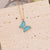 Cute Butterfly Stainless Steel Glass Copper No Inlaid Pendant Necklace