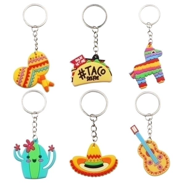 Cute Cactus Animal Metal Keychain