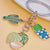 Cute Cactus Plant Alloy Bag Pendant Keychain