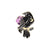 Cute Cartoon Animal Crow Alloy Rose Skull Brooch