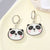 Cute Cartoon Animal Ghost Puppy Panda Halloween Shape Acrylic Earrings Wholesale