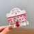 Cute Cartoon Arylic Plastic Beaded 3 Pieces