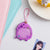 Cute Cartoon Arylic Women's Bag Pendant Keychain