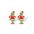 Cute Cartoon Christmas Hat Christmas Tree Arylic Epoxy Christmas Women's Earrings 1 Pair