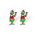 Cute Cartoon Christmas Hat Christmas Tree Arylic Epoxy Christmas Women's Earrings 1 Pair