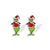 Cute Cartoon Christmas Hat Christmas Tree Arylic Epoxy Christmas Women's Earrings 1 Pair