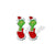 Cute Cartoon Christmas Hat Christmas Tree Arylic Epoxy Christmas Women's Earrings 1 Pair