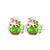 Cute Cartoon Christmas Hat Christmas Tree Arylic Epoxy Christmas Women's Earrings 1 Pair