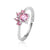 Cute Cartoon Opening Adjustable Footprint Zircon Ring Nhdp154420