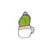 Cute Cartoon Plant Alloy Metal Unisex Brooches Collar Pin